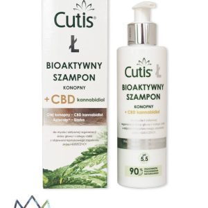 CUTIS Ł BIOAKTYWNY SZAMPON KONOPNY + CBD kannabidiol